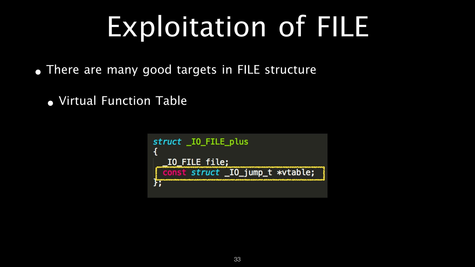 FILE Structures page 33